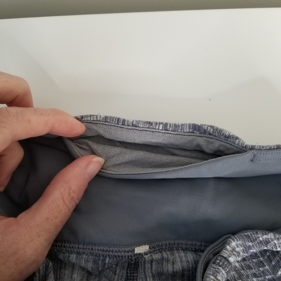 Lululemon Inspire Tight II Size 4 Mesh Arrow Jacquard Battleship Silver Spoon - Picture 14 of 16